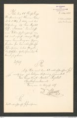 k.k. naturhistorisches Hofmuseum, Intendanzakten 1885-1896 (Hauer), Aktenzahl Z.532.a/1889, Seite 1